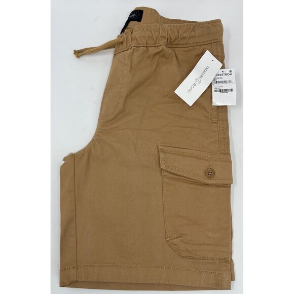 Treasure & Bond Boys Shorts XL 14/16 Drawstring NWT Tan Doe - Picture 3 of 5